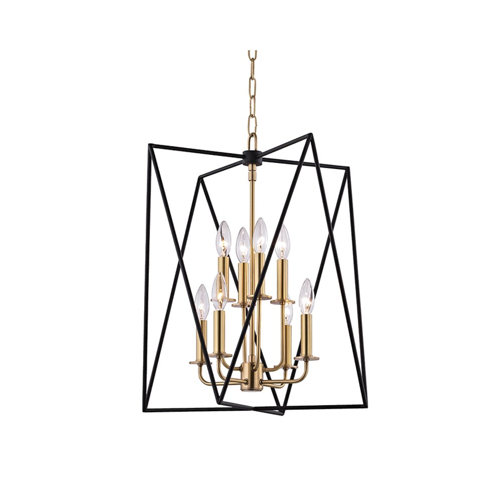 Laszlo Pendant, Aged Brass