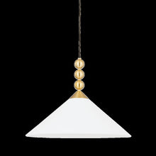 Sang Pendant, Aged Brass