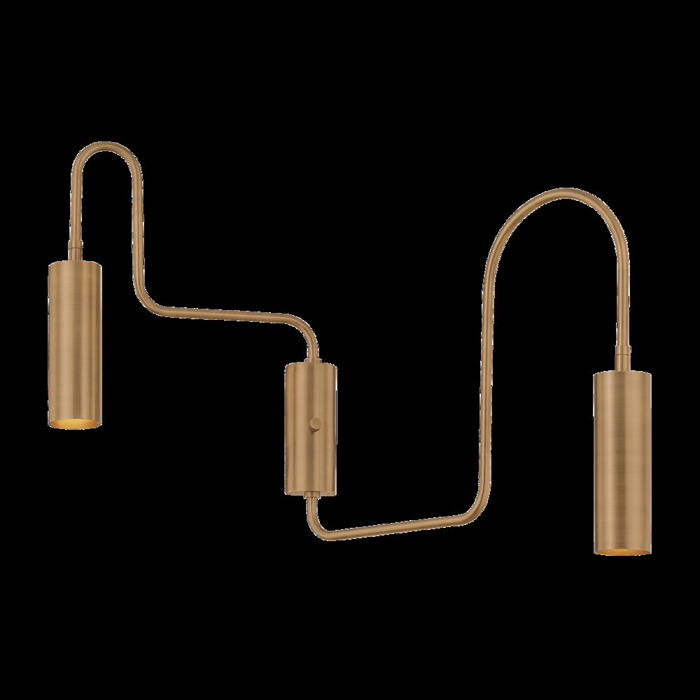 Lark Wall Sconce, Patina Brass