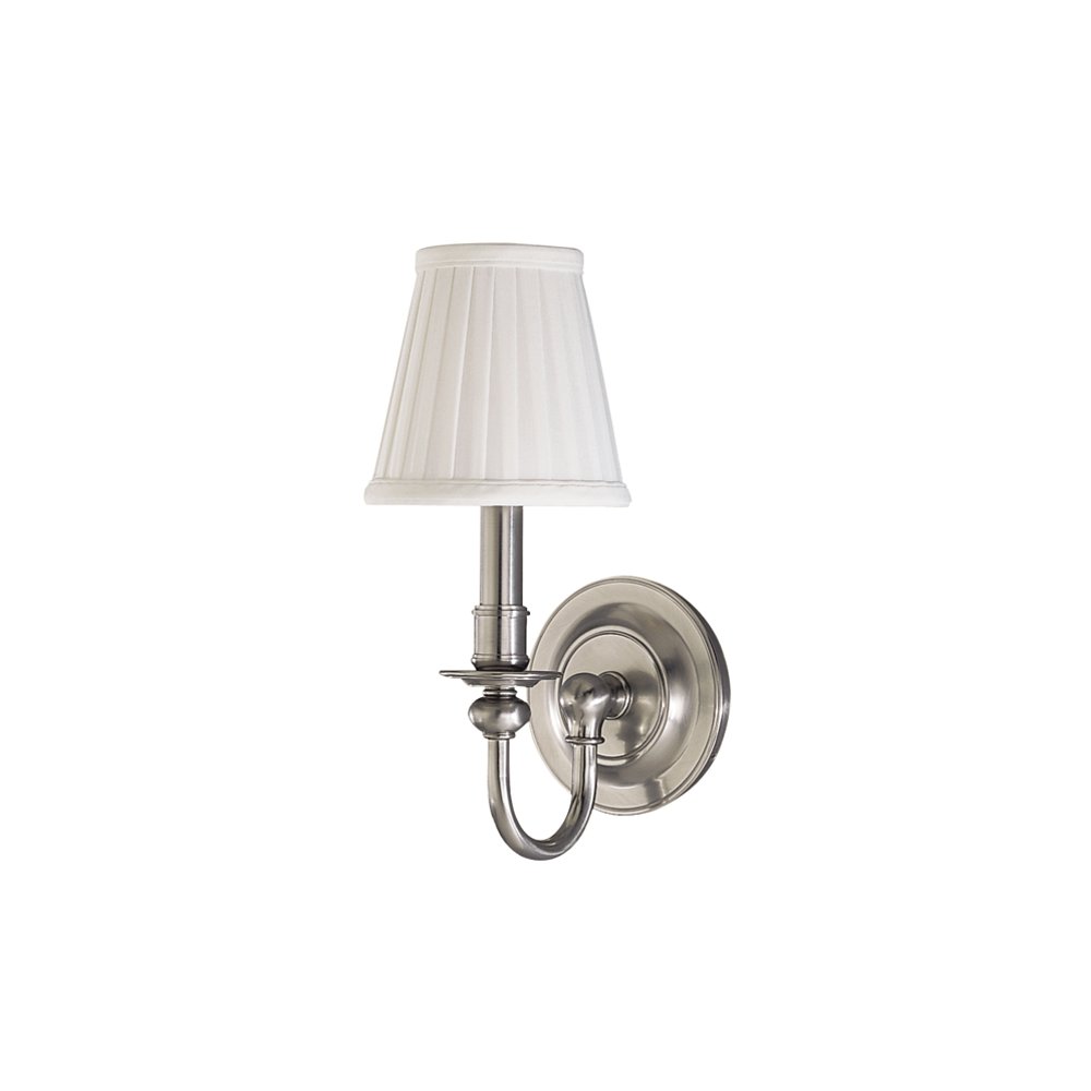 Beekman Wall Sconce, Satin Nickel