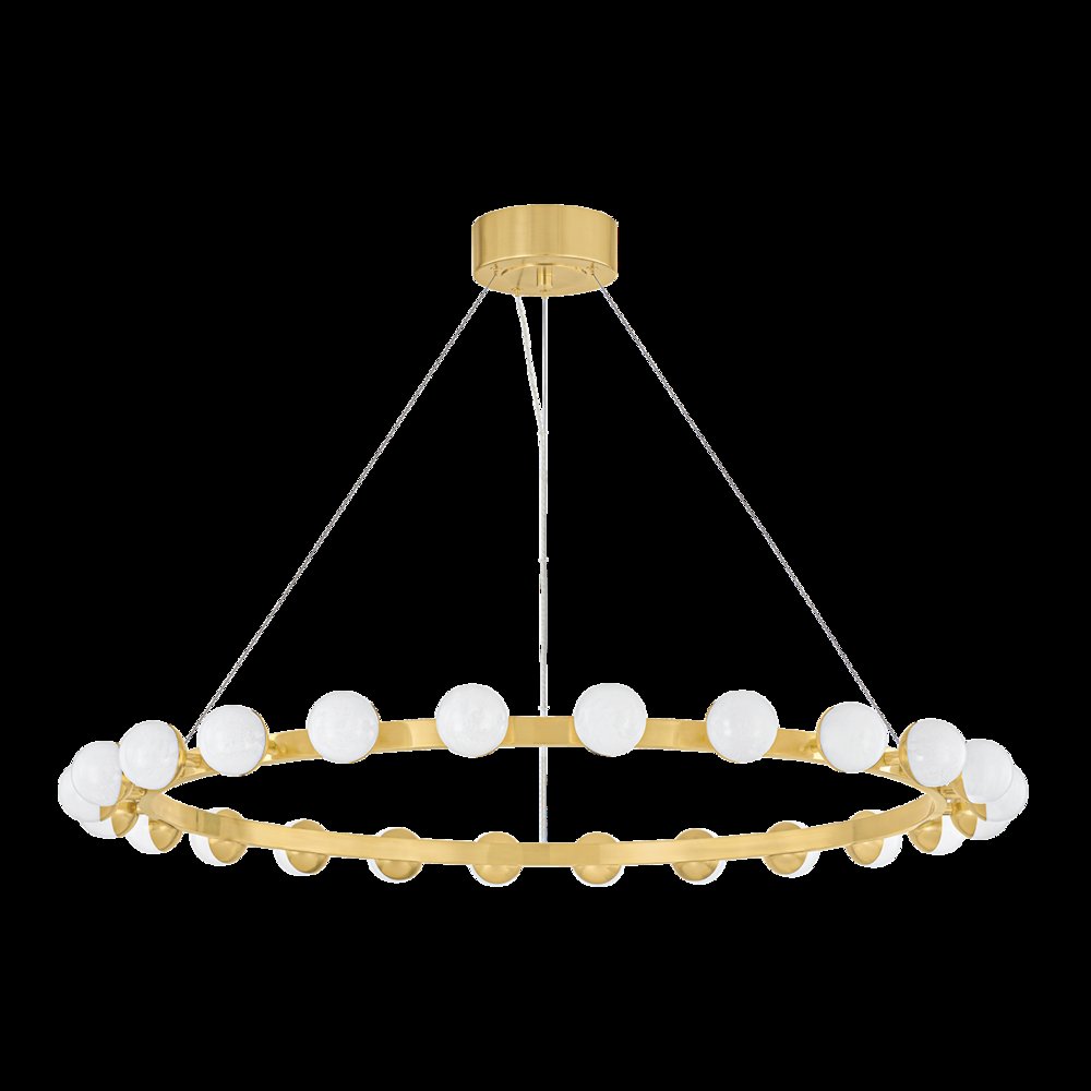 Linus Chandelier, Vintage Brass