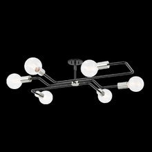Jena Semi Flush, Polished Nickel