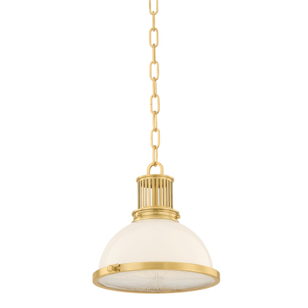 Pinesbridge Pendant, Aged Brass