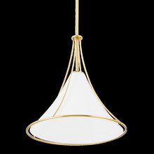 Madelyn Pendant, Aged Brass