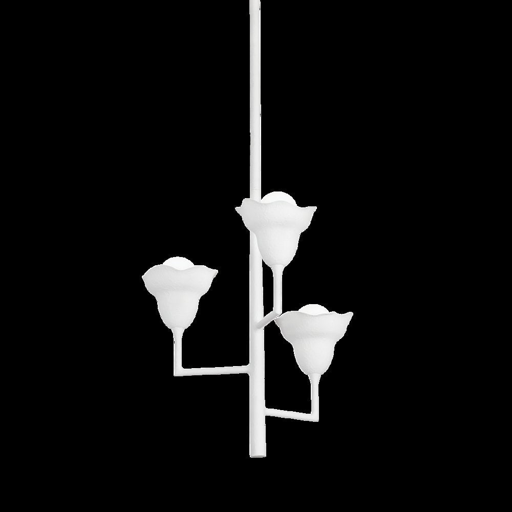 Alora Pendant, White Plaster