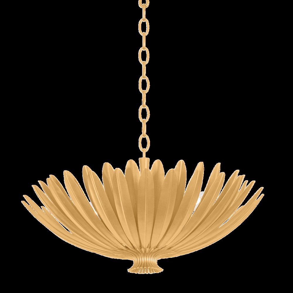 Whitfield Chandelier, Vintage Gold Leaf