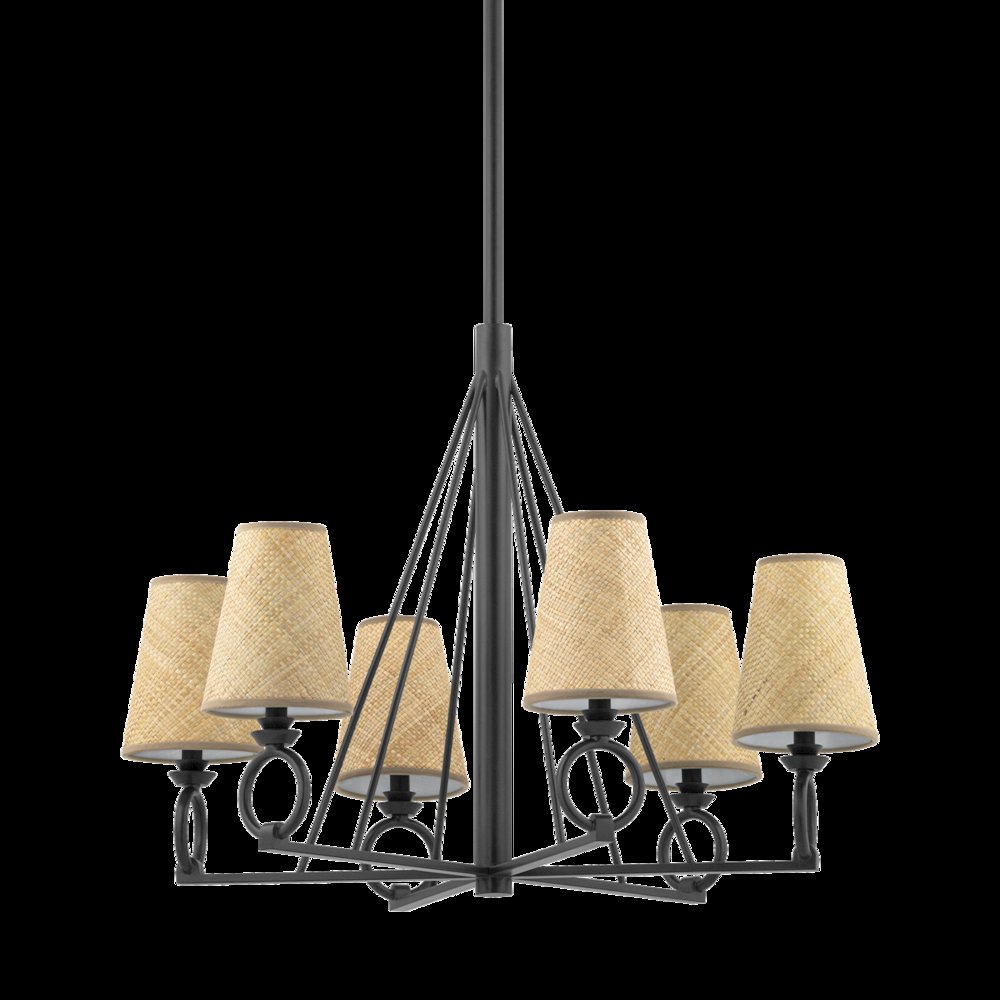 Pendelton Chandelier, Aged Iron