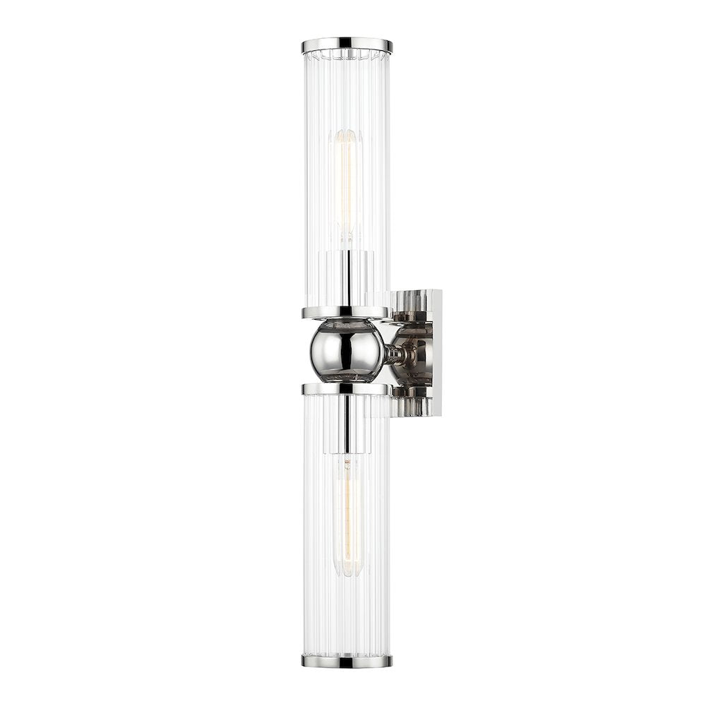 Malone Wall Sconce, Polished Nickel
