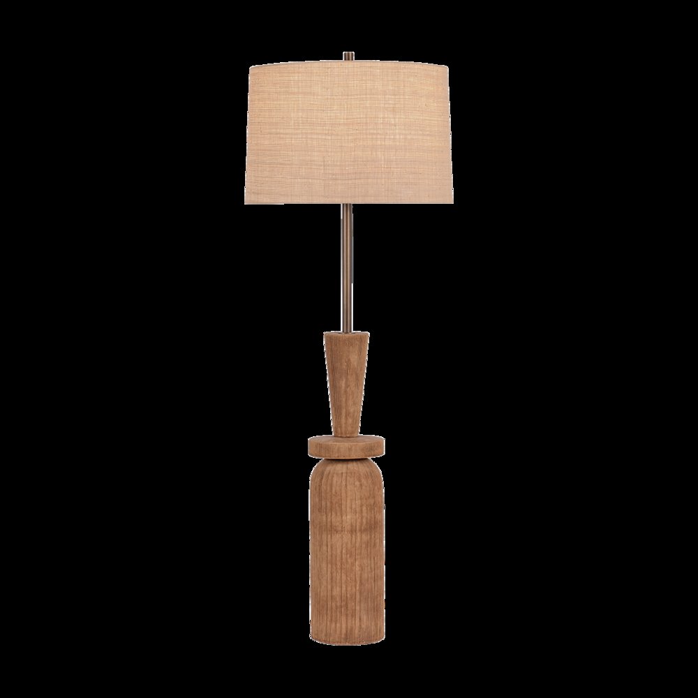 Kinloch Floor Lamp, Bronze Leaf