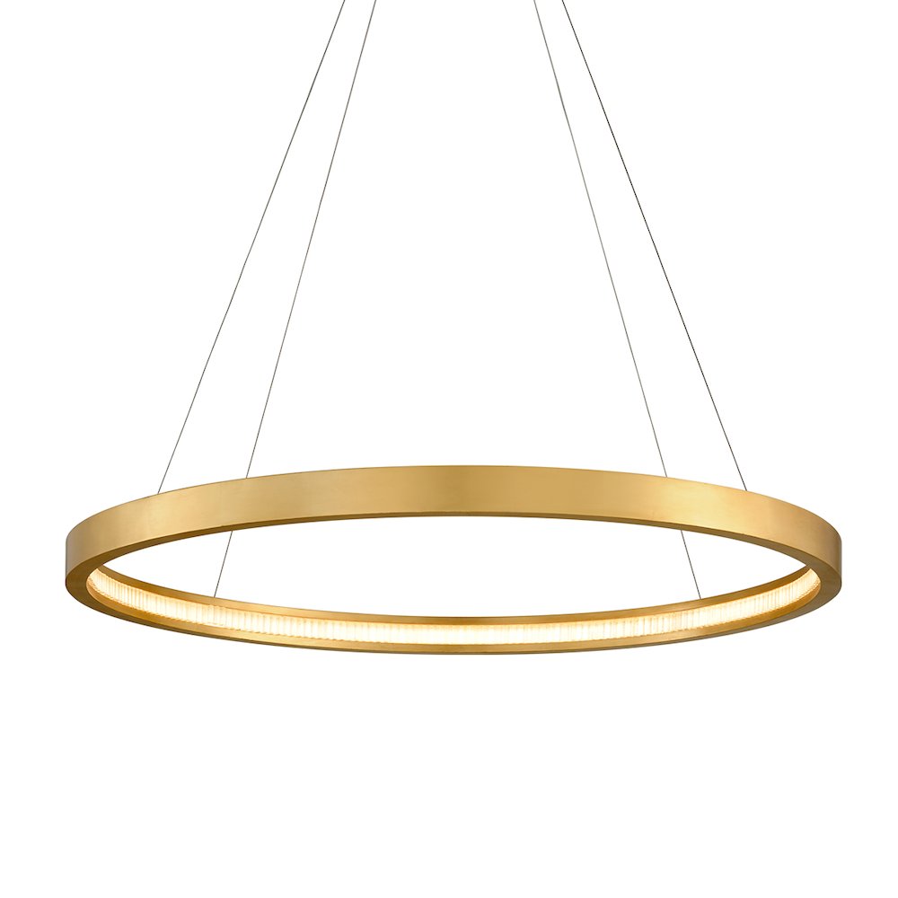 Jasmine Chandelier, Gold Leaf