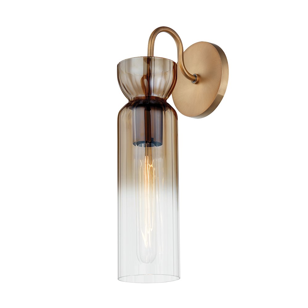 Julian Wall Sconce, Patina Brass