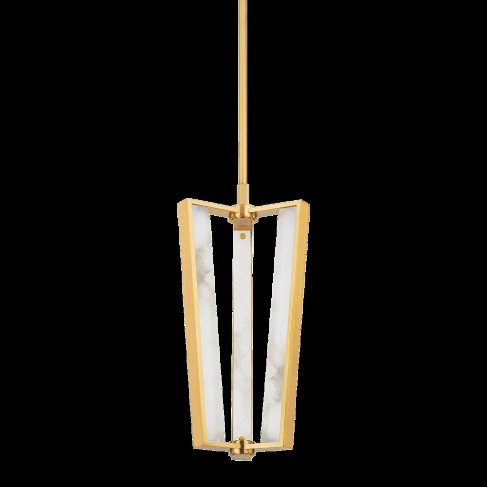 Edgemere Pendant, Aged Brass