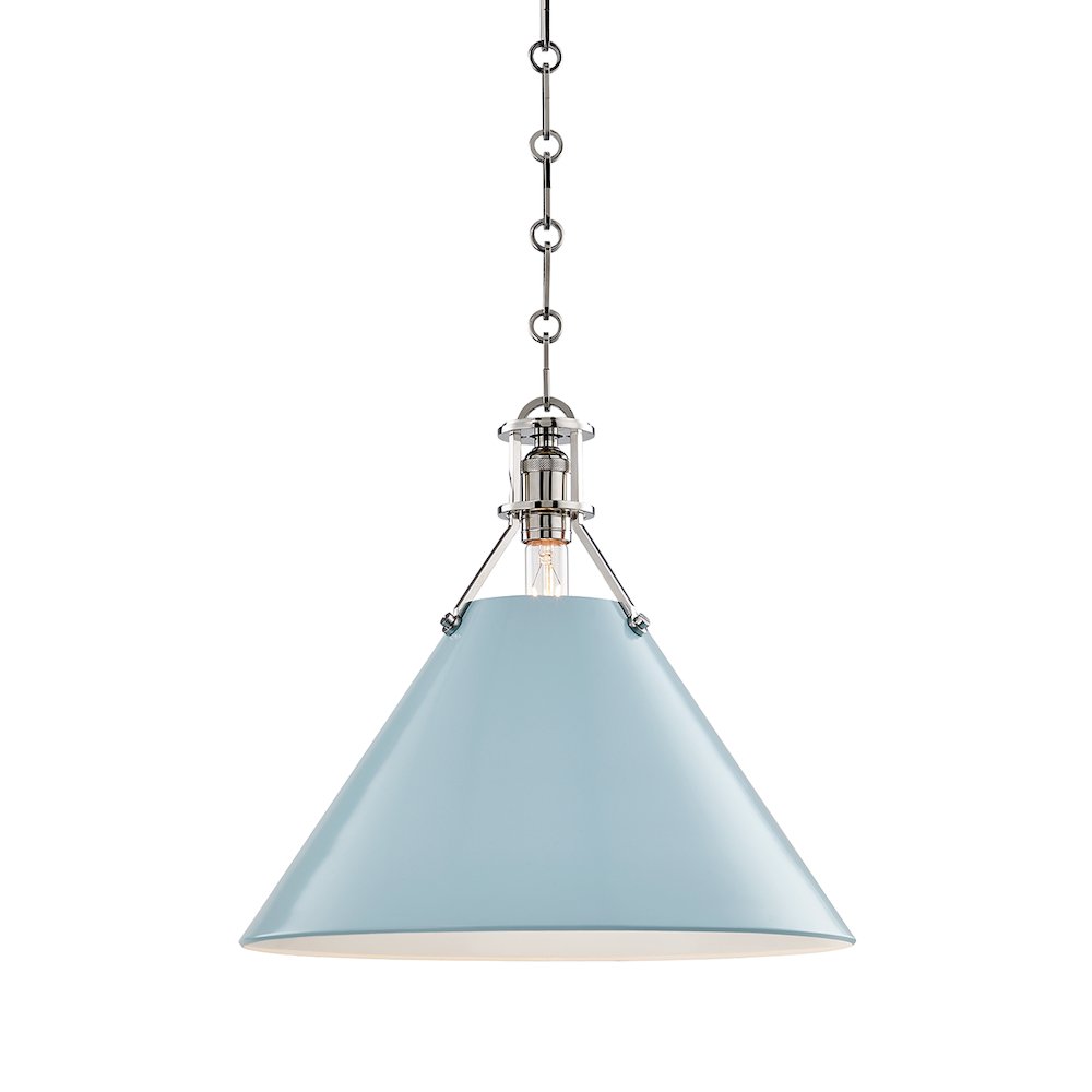 Painted No.2 Pendant, Polished Nickel