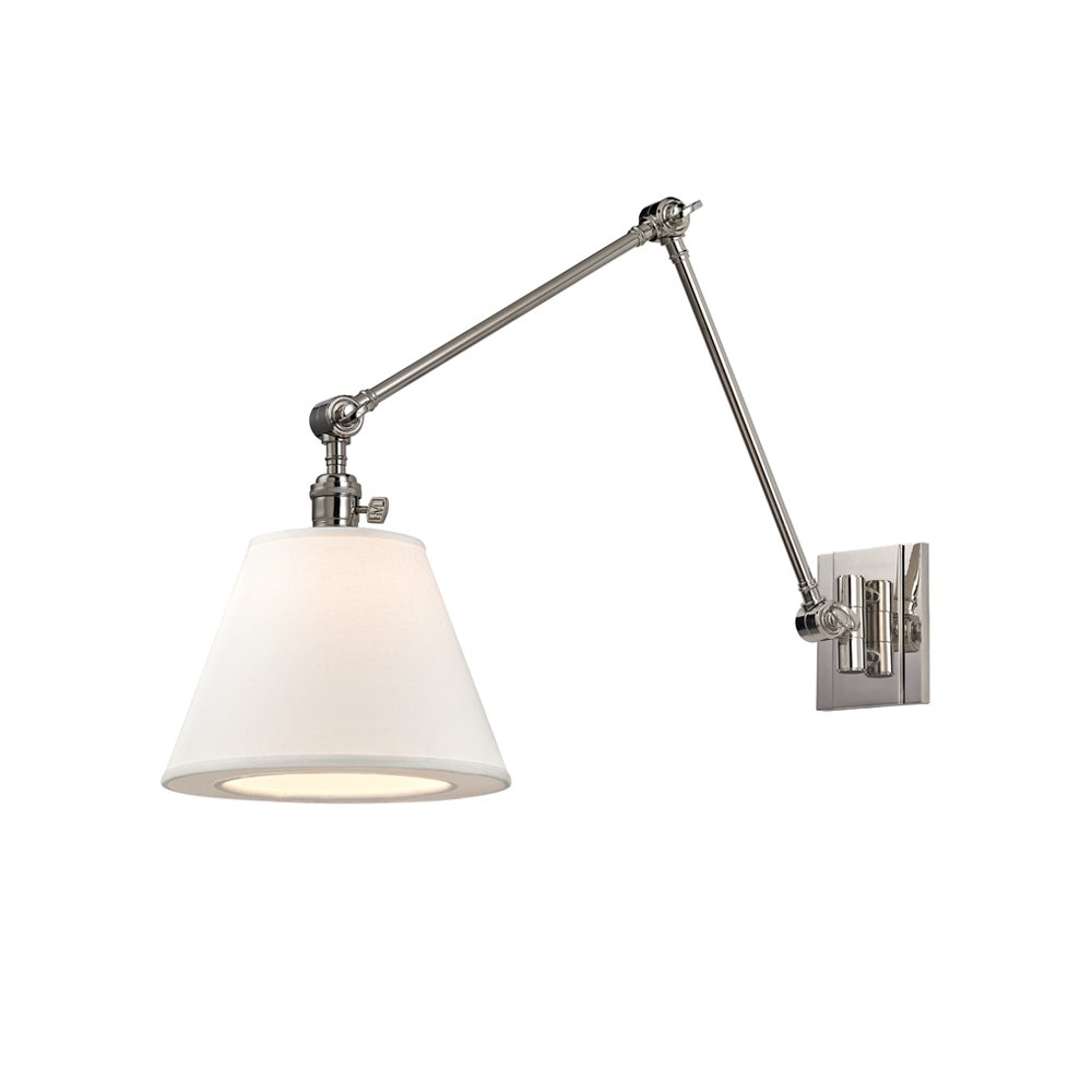 Hillsdale Wall Sconce, Polished Nickel