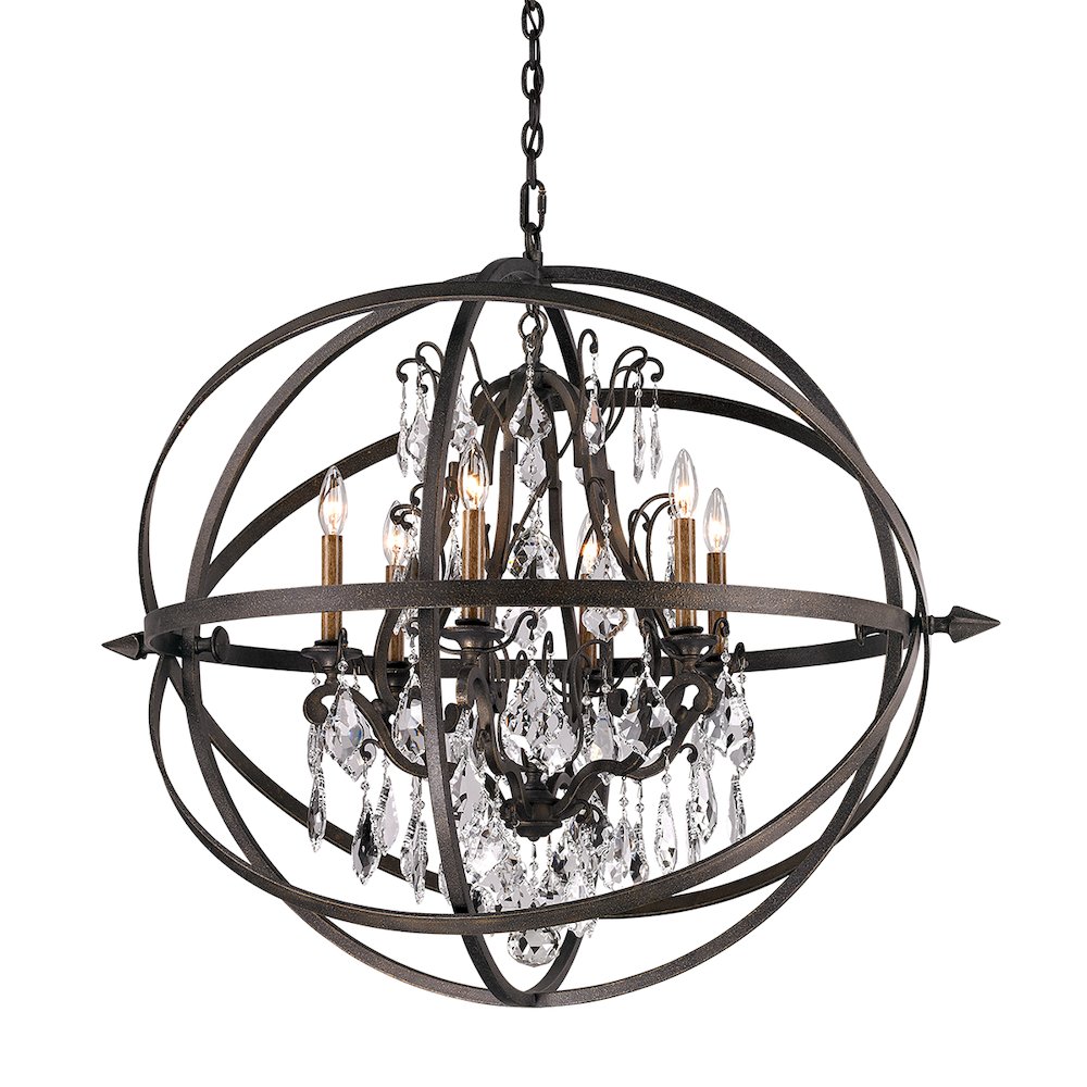 Byron Chandelier, Vintage Bronze