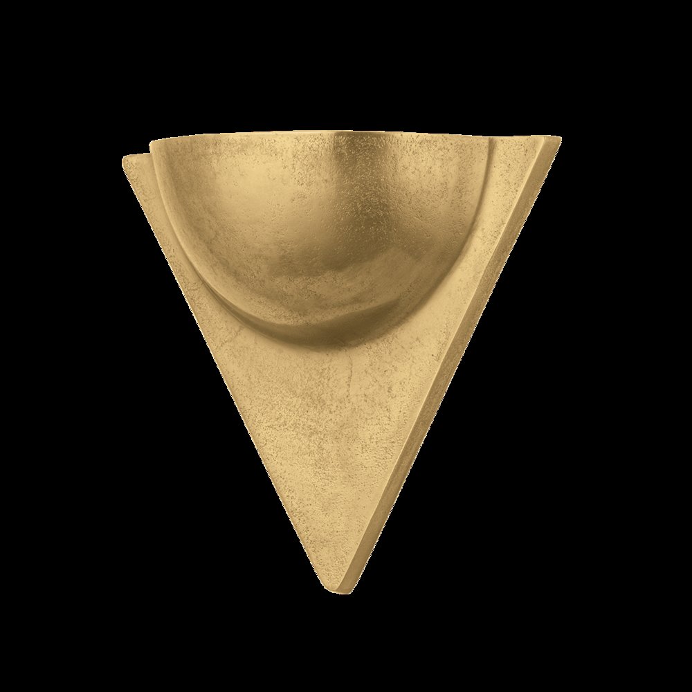 Atria Wall Sconce, Vintage Brass