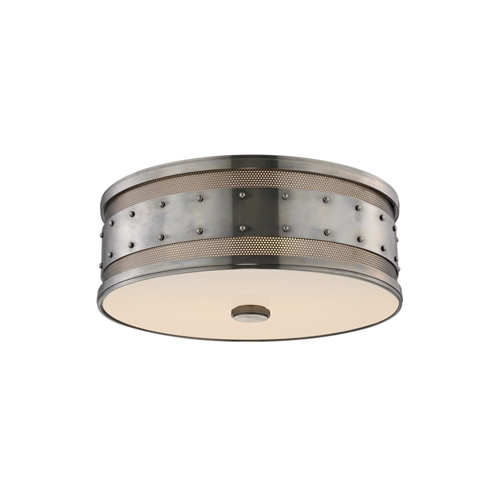 Gaines Flush Mount, Historic Nickel