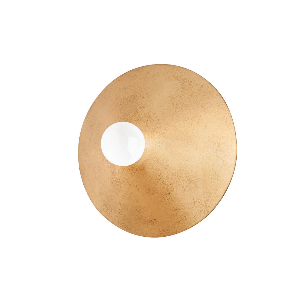 Summit Wall Sconce, Vintage Gold Leaf