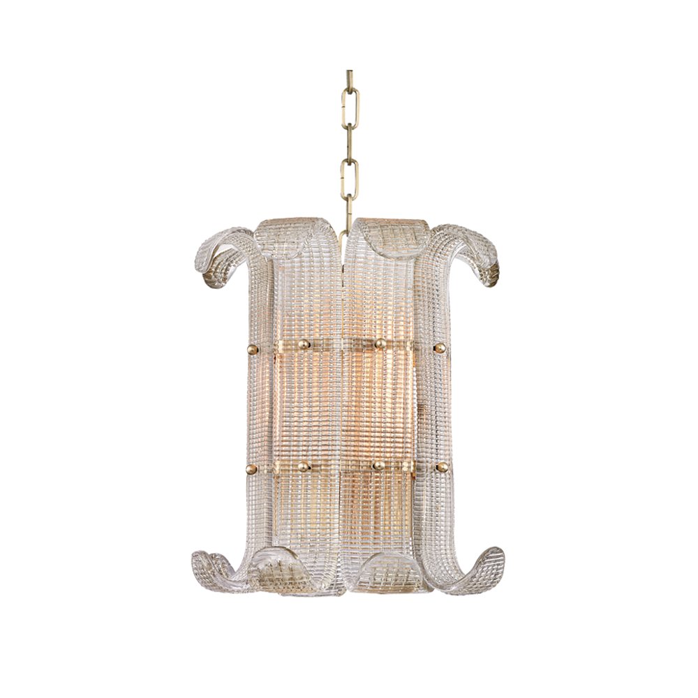 Brasher Pendant, Aged Brass