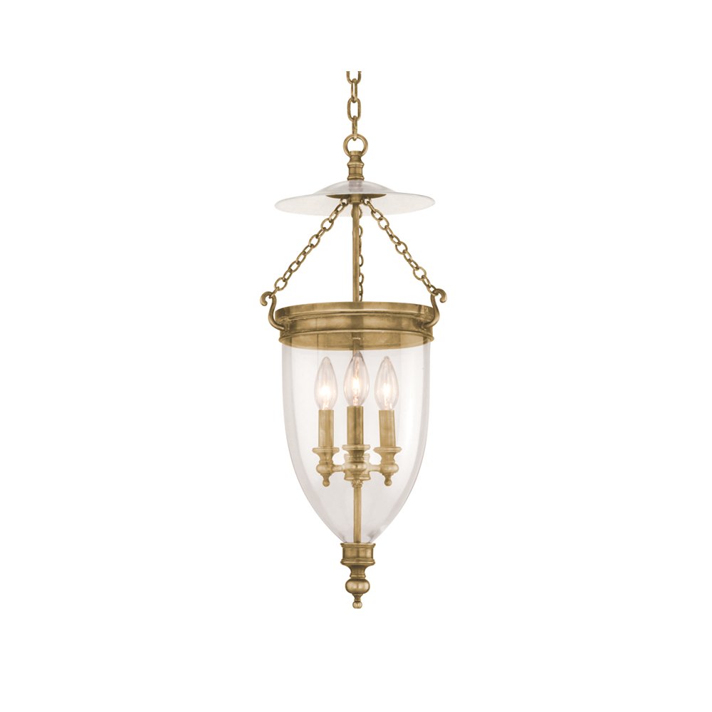 Hanover Pendant, Aged Brass