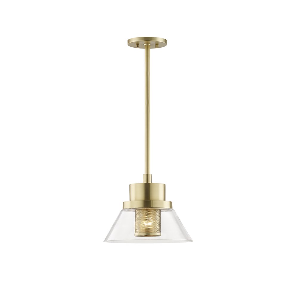 Paoli Pendant, Aged Brass