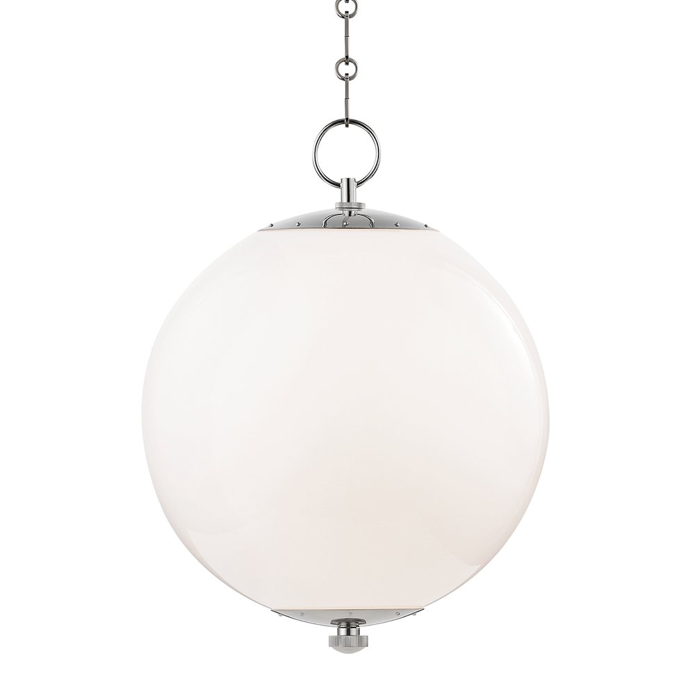 Sphere No.1 Pendant, Polished Nickel