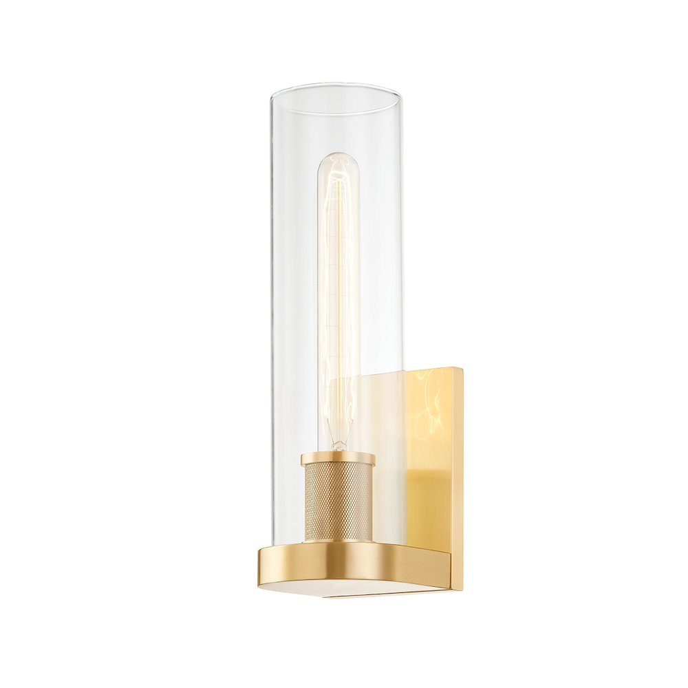 Porter Wall Sconce, Aged Brass