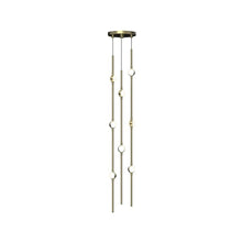 Constellation Pendant, Satin Brass