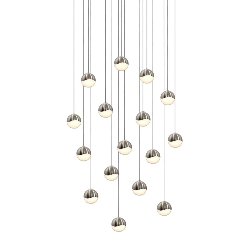 Grapes Pendant, Satin Nickel