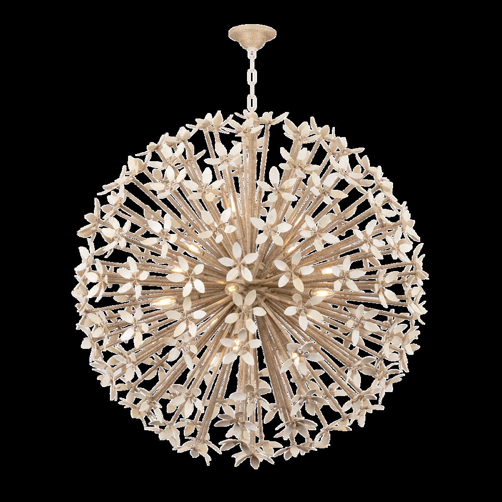 Corfu Chandelier, Ivory Coco