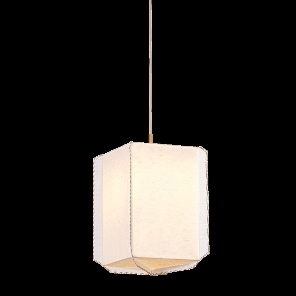 Louise Pendant, Patina Gold Leaf