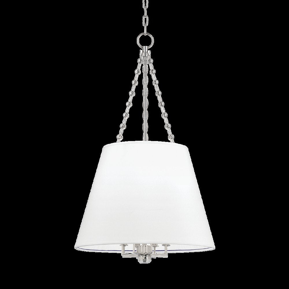 Burdett Pendant, Polished Nickel