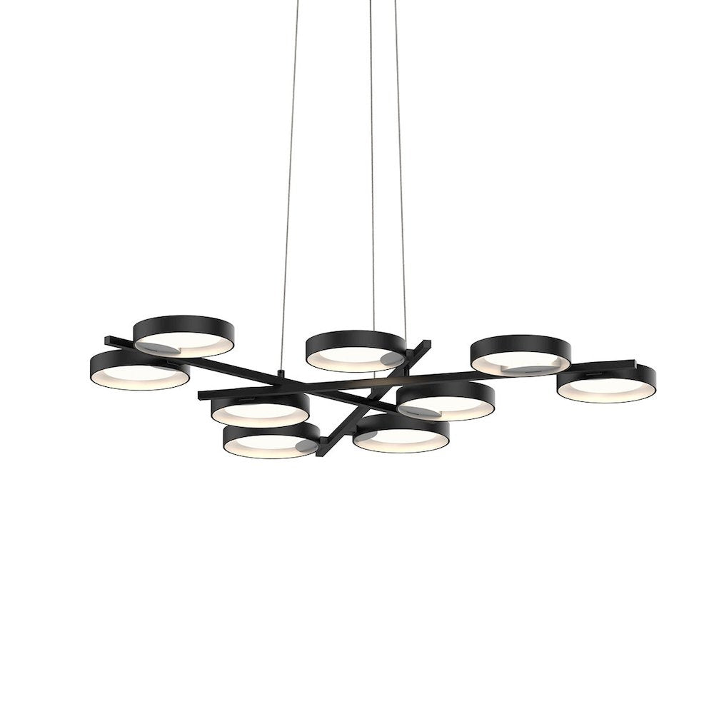 Light Guide Ring Pendant, Satin Black