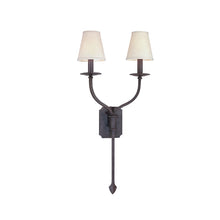 La Brea Wall Sconce, Textured Iron