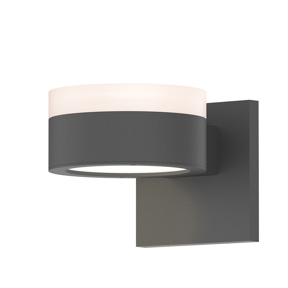 REALS Wall Sconce, Textured Gray