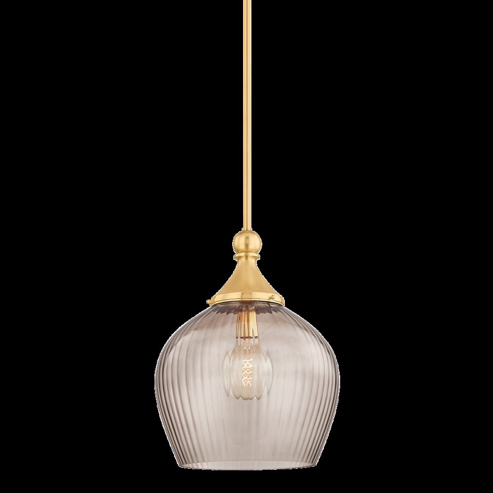 Chatton Pendant, Aged Brass