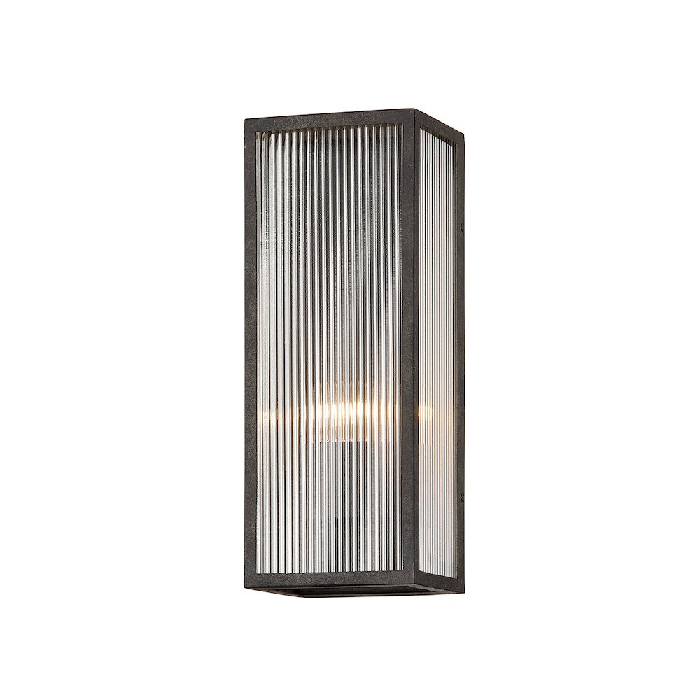 Tisoni Exterior Wall Sconce, French Iron