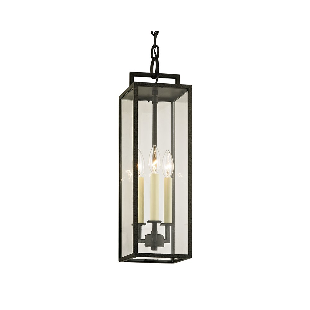 Beckham Exterior Lantern, Forged Iron