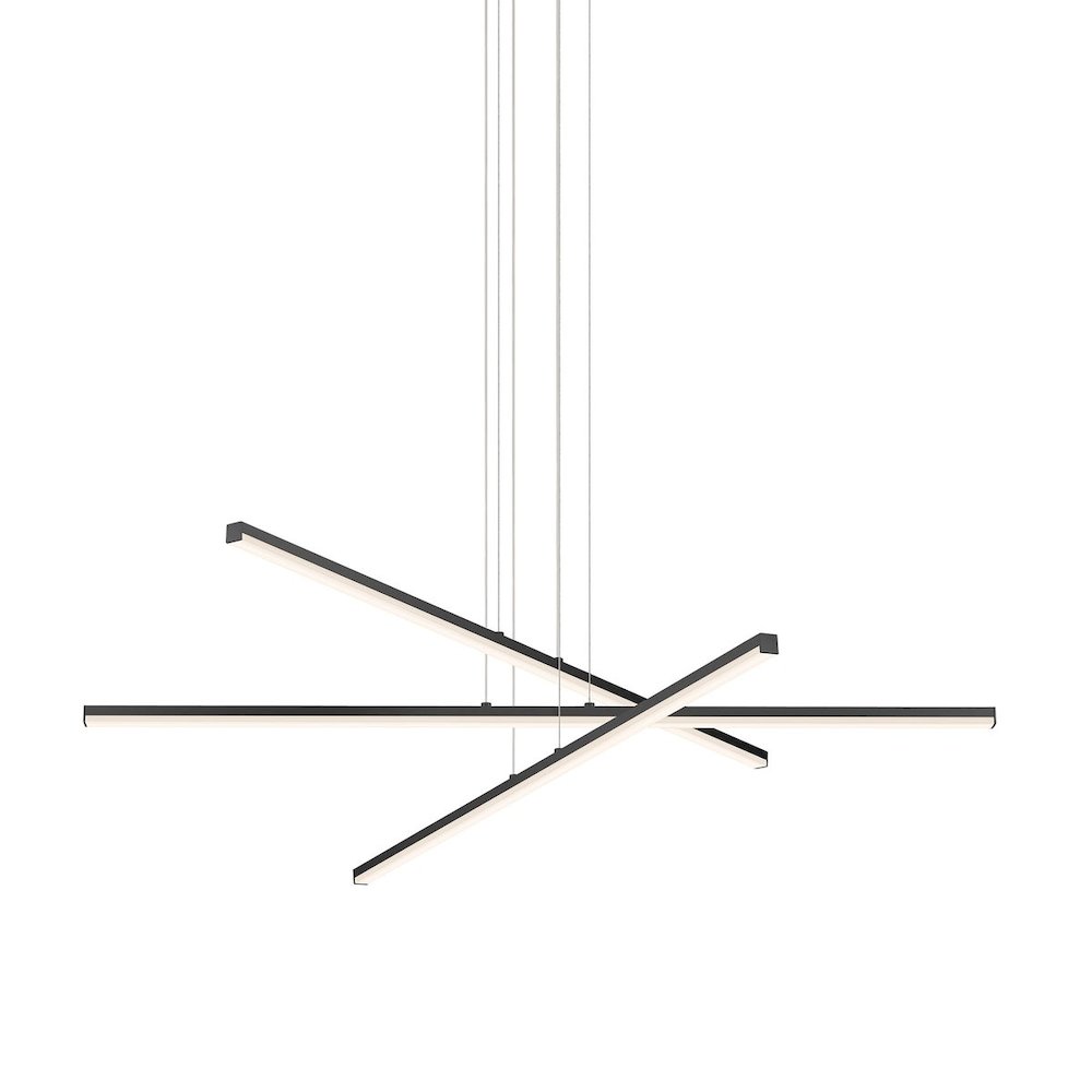Stix Pendant, Satin Black