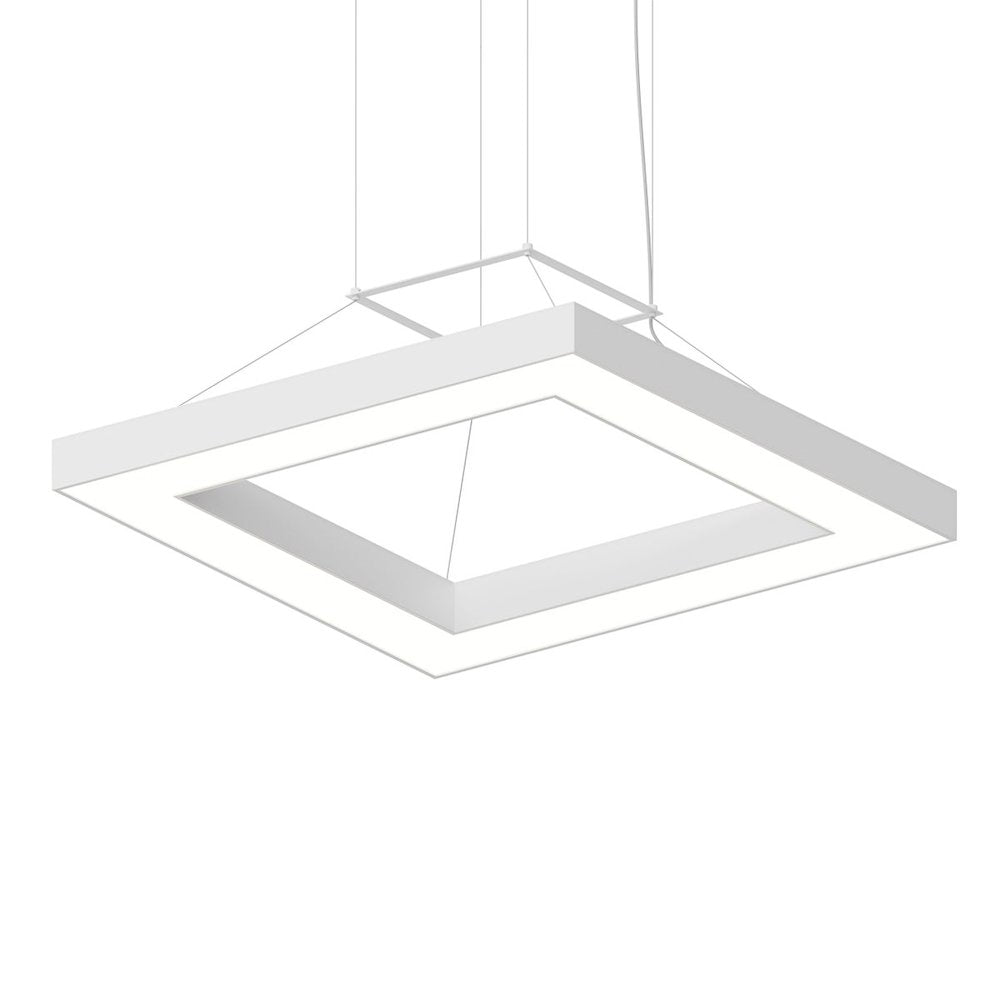 Pi Pendant, Satin White