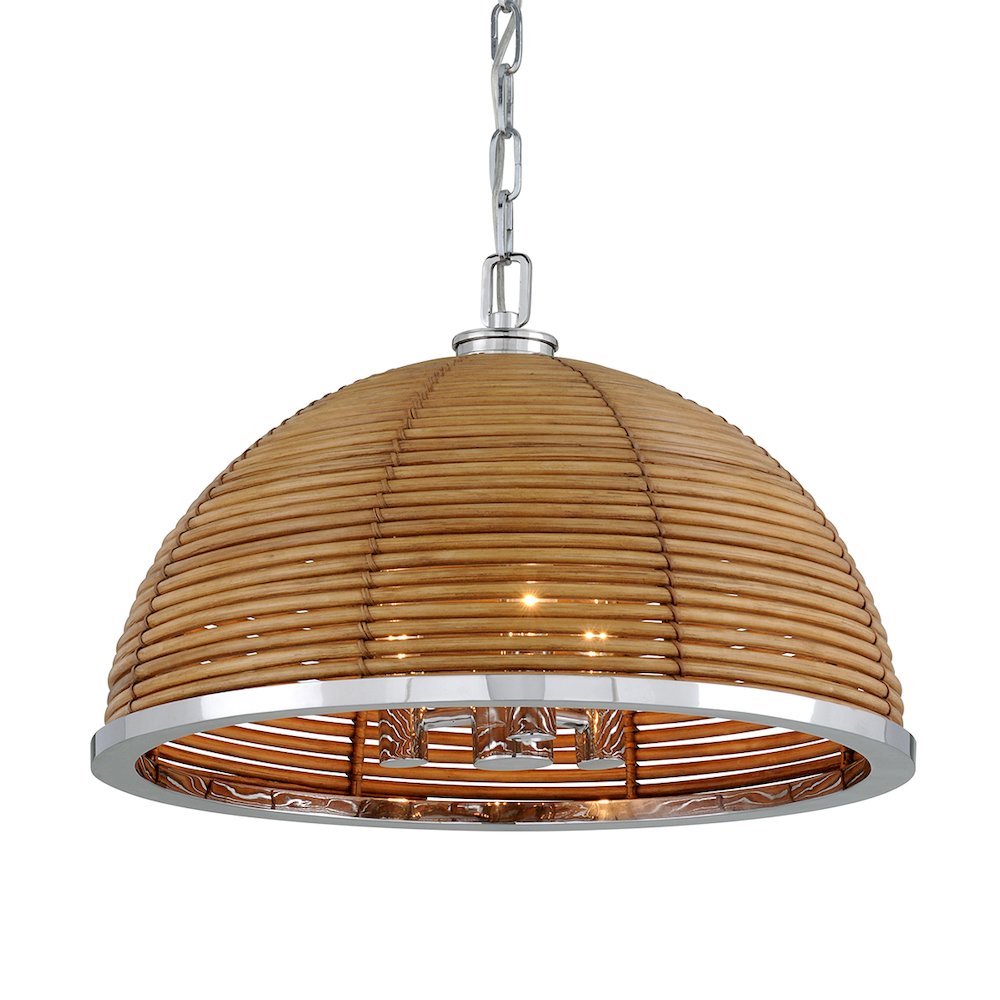 Carayes Chandelier, Stainless Steel