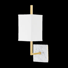 Mikaela Wall Sconce, Aged Brass