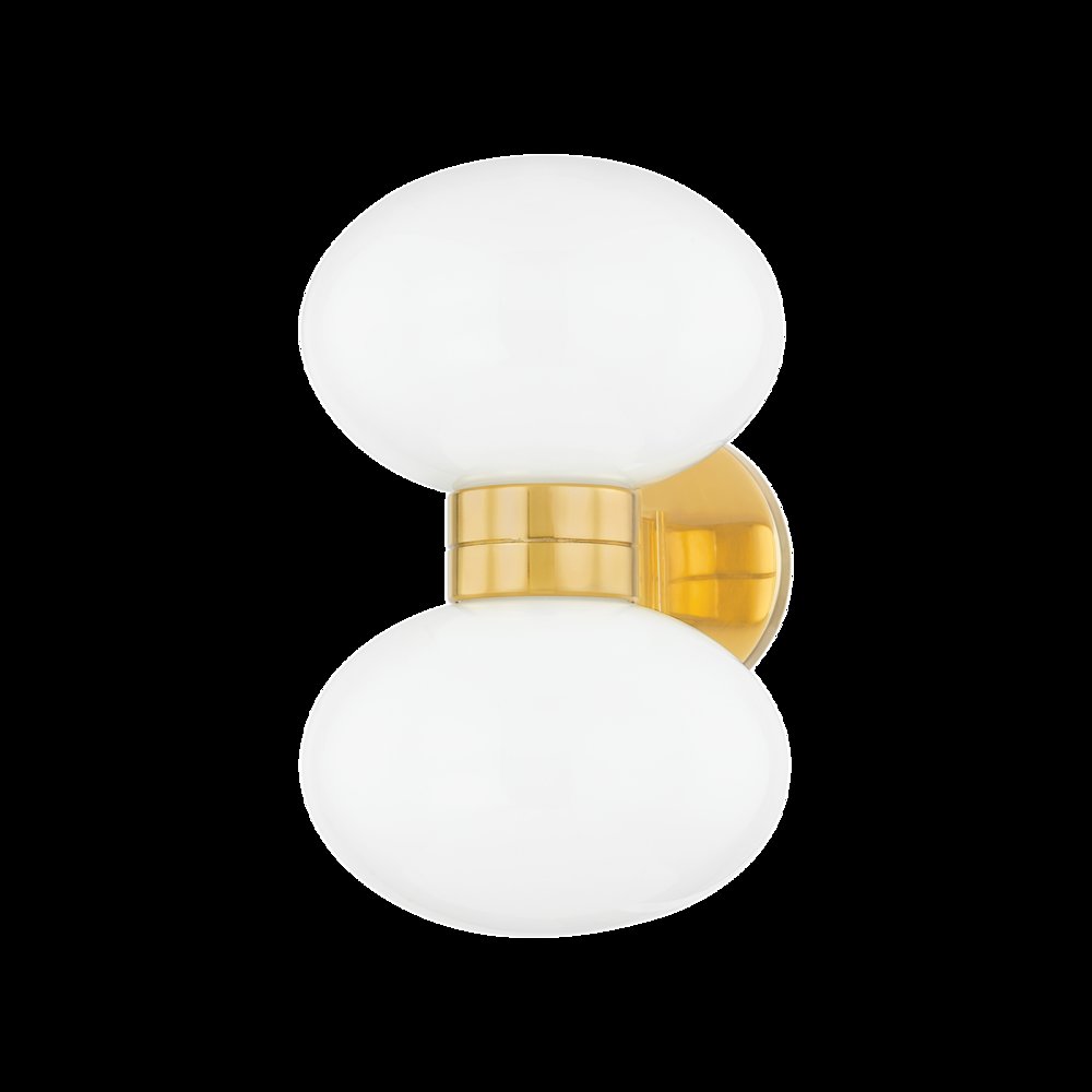 Otsego Wall Sconce, Aged Brass