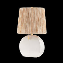 Aneesa Table Lamp, Aged Brass
