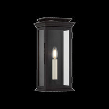 Louie Exterior Wall Sconce, Forged Iron