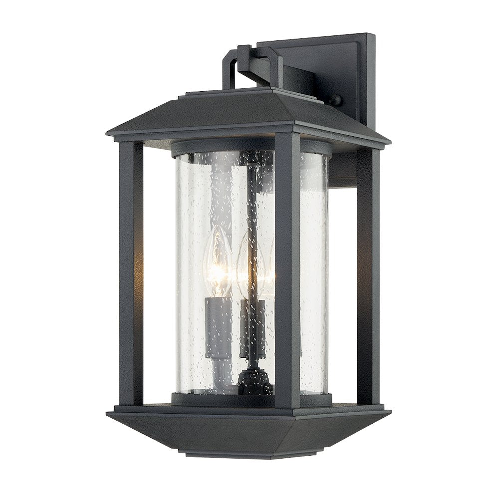 Mccarthy Exterior Wall Sconce, Forged Iron