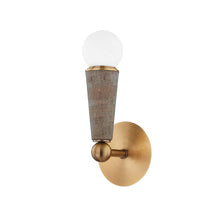 Dax Wall Sconce, Patina Brass