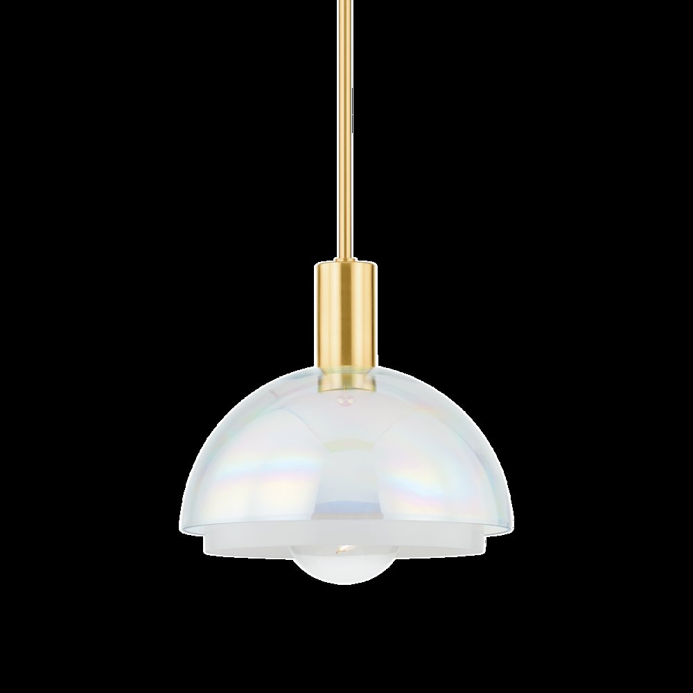 Modena Pendant, Aged Brass