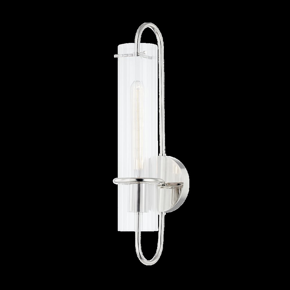 Beck Wall Sconce, Polished Nickel