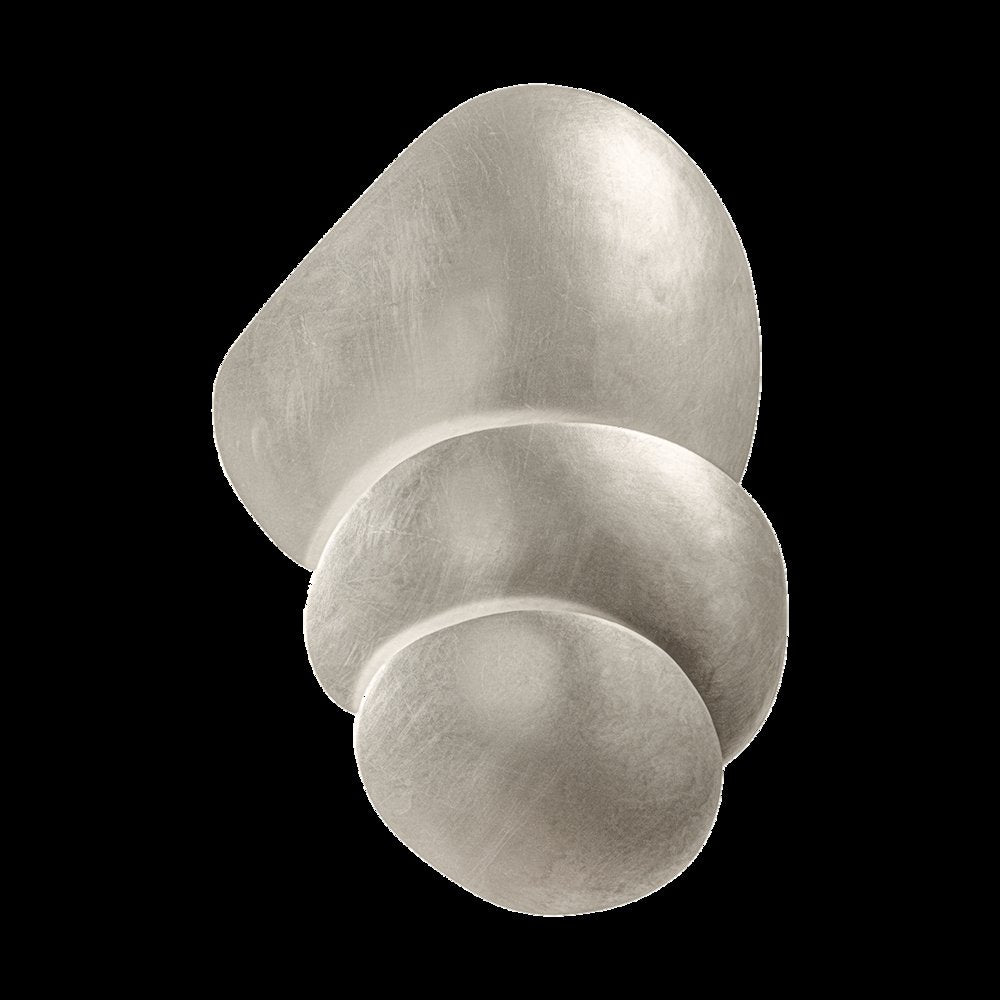 Akemi Wall Sconce, Warm Silver Leaf